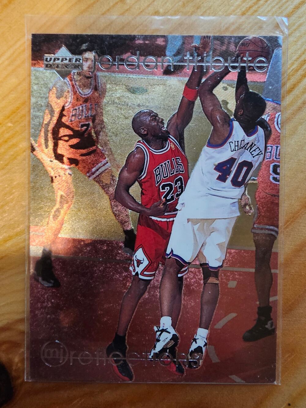 Michael Jordan 1998 Upper Deck mj reflections #mj77 Tribune - Chicago Bulls -NBA